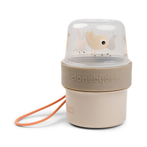 Done By Deer Done by Deer - To go 2-way snack container S Birdee Sand