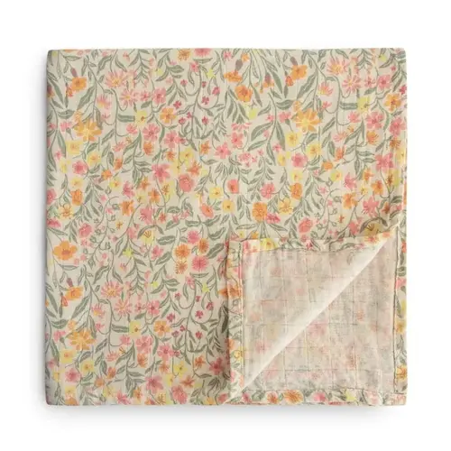 Mushie SWADDLE Pastel Blooms 120*120CM Mushie SWADDLE Pastel Blooms 120*120CM