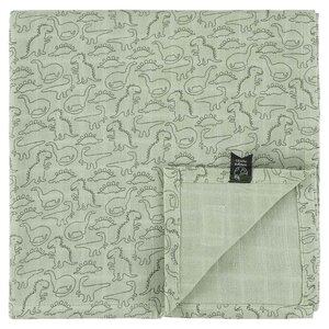 Trixie Muslin cloth | 110x110cm - Daring Dino