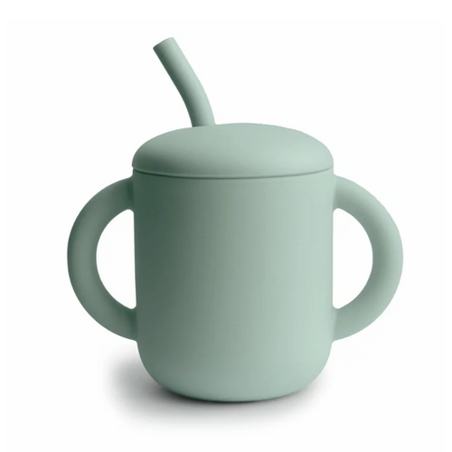 Mushie MUSHIE - TRAINING CUP+ STRAW - CAMBRIDGE BLUE Mushie MUSHIE - TRAINING CUP+ STRAW - CAMBRIDGE BLUE
