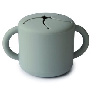 Mushie Snack cup - cambridge blue