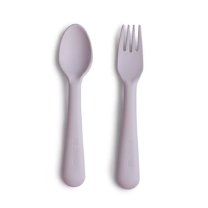 Mushie MUSHIE - FORK & SPOON - SOFT LILAC