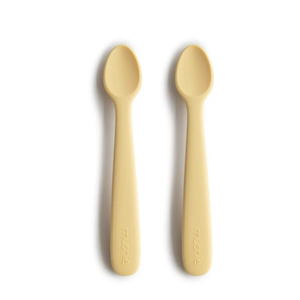 Mushie MUSHIE - BABY SPOON - PALE DAFFODIL (2)