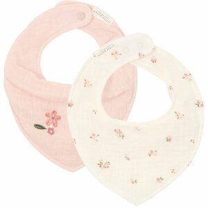 Little Dutch Bandana slab hydrofiel set van 2 Fairy Blossom & Blossom