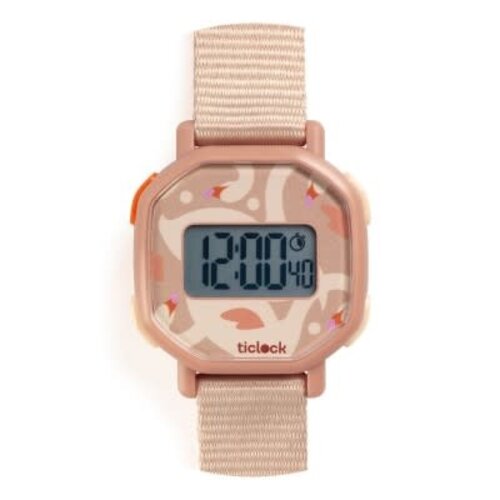 Djeco Digitale horloge 'poëtische zwanen' van Djeco