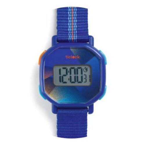 Djeco Digitale horloge 'blauw geluid' van Djeco Djeco Digitale horloge 'blauw geluid' van Djeco