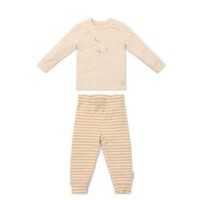 Tweedelige Pyjama Natural Stripes