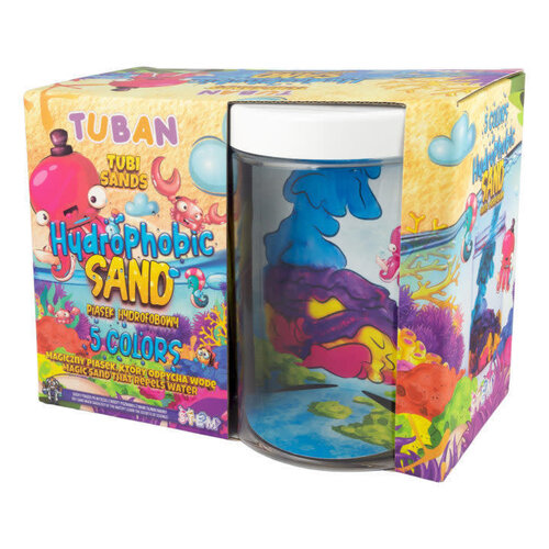 Tuban Tuban - Hydrophobic Sand Set – 5 Colors With Aquarium