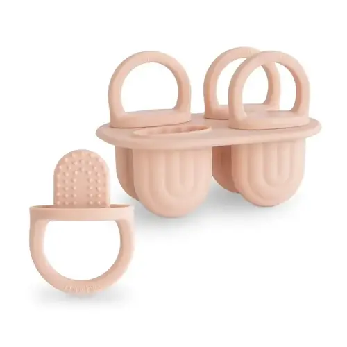 Mushie ICE POP TRAY BLUSH