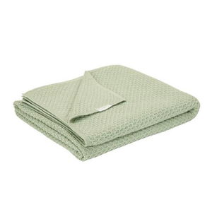 Little Dutch Wiegdeken gebreid Pure Sage 70x100cm