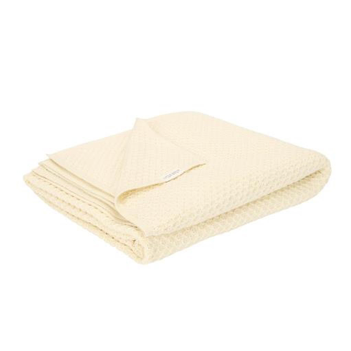 Little Dutch Wiegdeken gebreid Pure Soft white 70x100cm