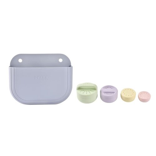 Béaba Badspeelgoed Set : Mand + Badspeeltjes silicone multicolor