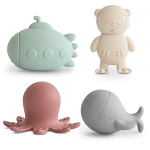 Mushie MUSHIE - BATH SET 4-PACK - SEALIFE