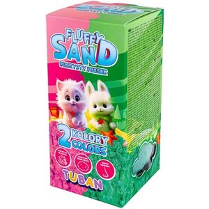 Tuban Tuban - Fluffy Sand – Pink & Green 2 x 70 g