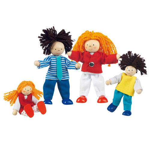 GOKI Goki - Poppenhuis poppen familie GOKI Goki - Poppenhuis poppen familie
