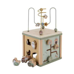 Little Dutch Activiteitenkubus Little Farm FSC Little Dutch Activiteitenkubus Little Farm FSC