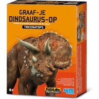 Kidzlabs - Graaf Je Dino Op 'Triceratops'