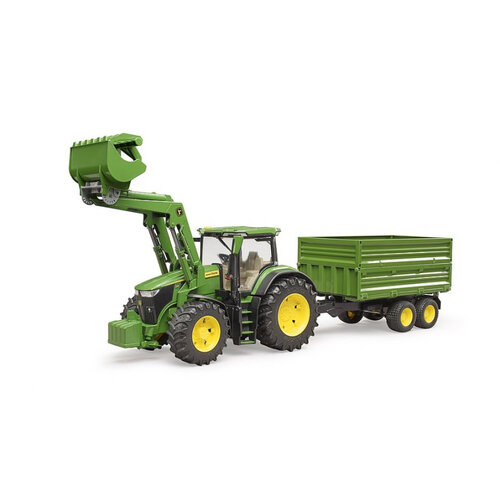 Bruder Bruder John Deere 7R 350 met voorlader en kipwagen