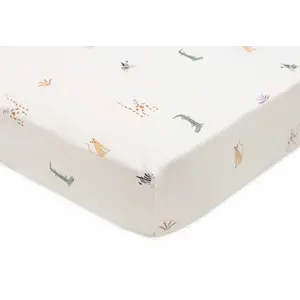 Jollein hoeslaken 70/75x140/150cm - Jungle Jambo