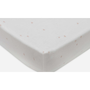 Jollein hoeslaken 70/75x140/150cm Twinkling - Wild Rose