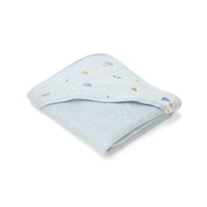 Little Dutch Badcape geborduurd Blue - 75x75 cm Little Dutch Badcape geborduurd Blue - 75x75 cm