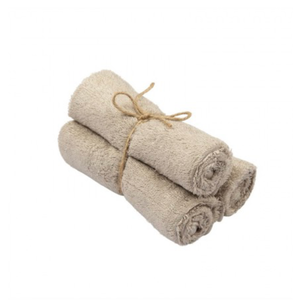 Timboo Timboo gastendoekjes 3-pack feather grey