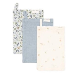 Little Dutch Washandjes set hydrofiel Forest Friends