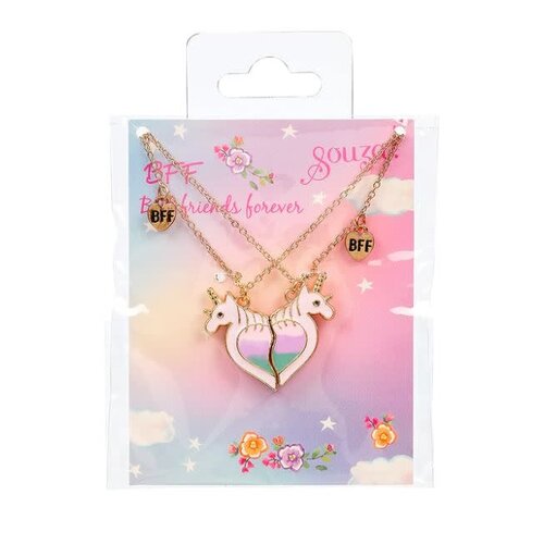 Souza Cadeauset BFF "Unicorn" kettingen (2st.)