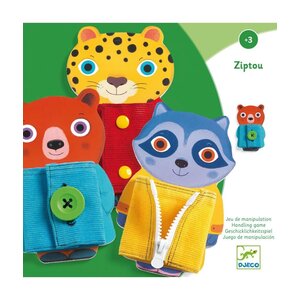 Djeco Motoriekspel sluitingen Ziptou