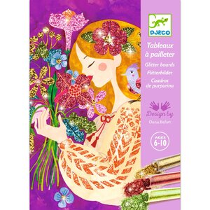 Djeco Knutseldoos - Glitterpoeder 'Bloemengeuren' (6-10j)