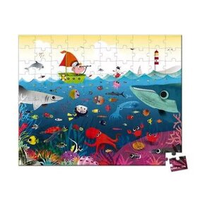 Janod Janod - Puzzel 'onderwaterwereld' 100 st Janod Janod - Puzzel 'onderwaterwereld' 100 st
