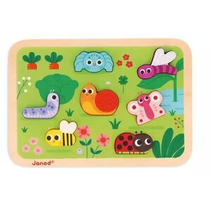 Janod Janod - Chuncky puzzel 'Tuin' 7st