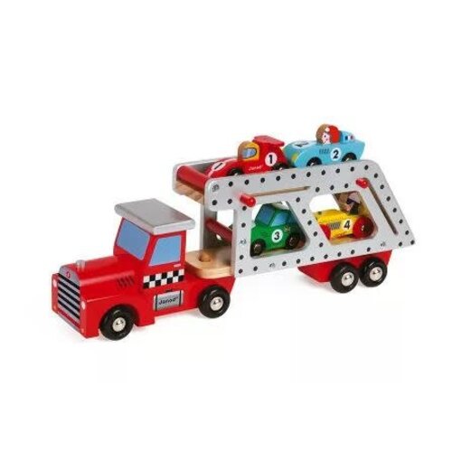 Janod Janod - Autotransportwagen Janod Janod - Autotransportwagen