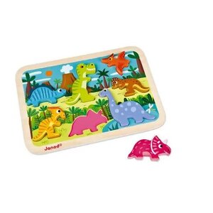 Janod Janod - Chuncky puzzel 'dinosaurussen' 7st