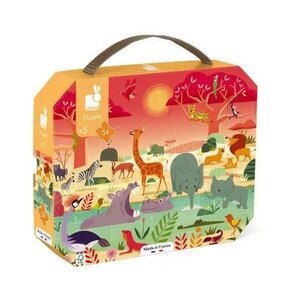 Janod Janod - Puzzel 'Dierenreservaat' 54st Janod Janod - Puzzel 'Dierenreservaat' 54st