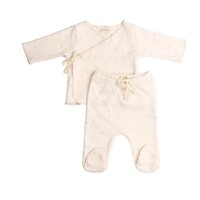 ORGANISCHE SET T-SHIRT EN LEGGINGS IVOOR ROZE