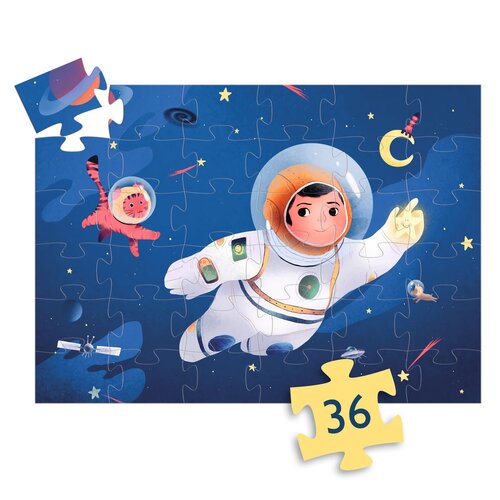 Djeco Djeco - Puzzel astronaut op de maan - 36 st