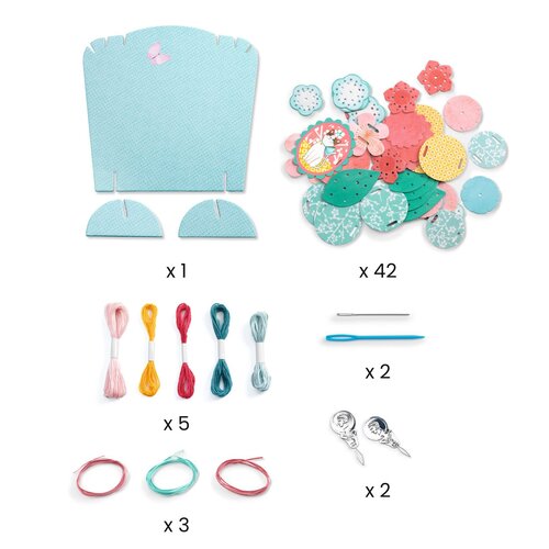 Djeco DIY - Bloemenkettingen maken (+7j)
