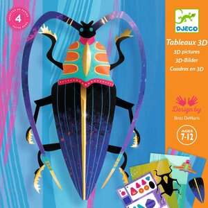 Djeco Knutseldoos - 3D dieren 'insecten' (7-12j)