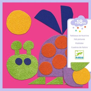 Djeco Soft creations met viltstickers
