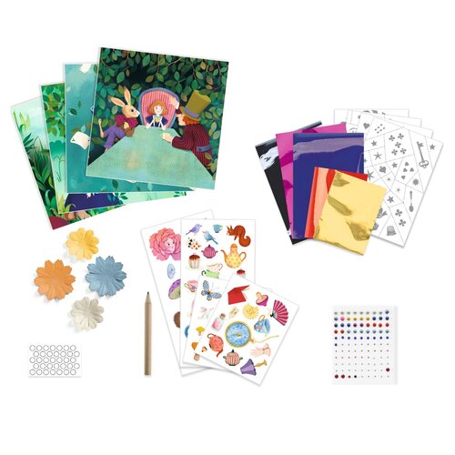 Djeco Knutseldoos - Sprookjes decoreren 'In Wonderland' (6-10j)