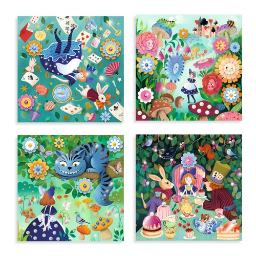 Djeco Knutseldoos - Sprookjes decoreren 'In Wonderland' (6-10j)