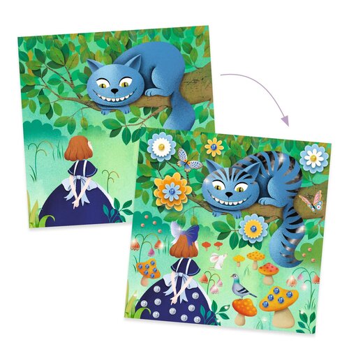 Djeco Knutseldoos - Sprookjes decoreren 'In Wonderland' (6-10j)