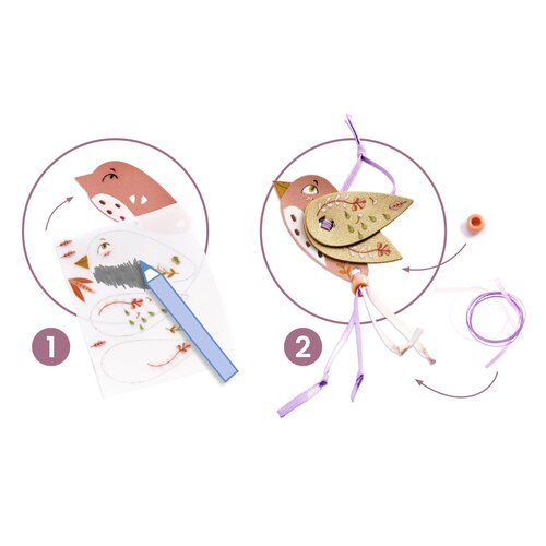 Djeco DIY - Juwelen maken 'Miss Rosefinch' (+6j)