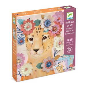 Djeco Knutseldoos - 3D-tekening 'bloemenkronen' (5-8j)