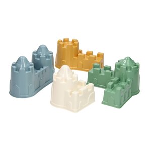 Cavallino Cavallino Kasteel Zandvormen Pastelkleuren, 4st.
