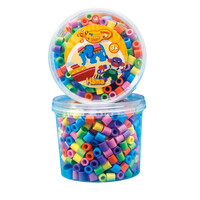 Hama Strijkkralen Maxi in Bak - Pastelmix 600st
