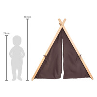 Small foot - Taupe Speeltent voor Binnen