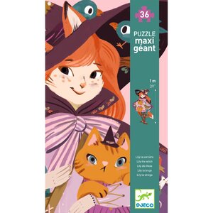 Djeco Djeco - Puzzel Maxi Géant - Lily de Heks - 36 stuks