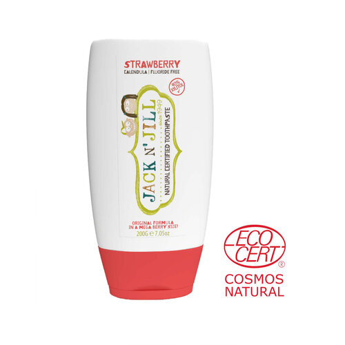 Jack N' Jill Toothpaste Natural Strawberry Mega Berry 200g Jack N' Jill Toothpaste Natural Strawberry Mega Berry 200g